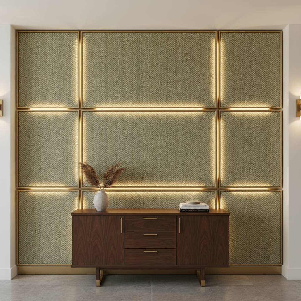 Rum Punch - Balsamic Upholstered Wall Panel | Architectural Fabrics