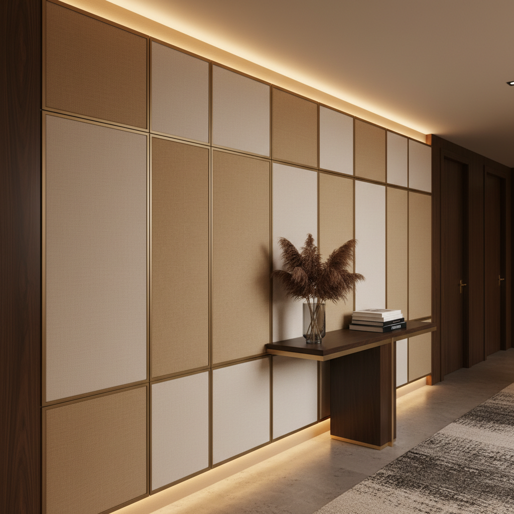 Stanley Linen Upholstered Wall Panel | Architectural Fabrics