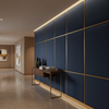 Peter Island - Navy Upholstered Wall Panel | Architectural Fabrics