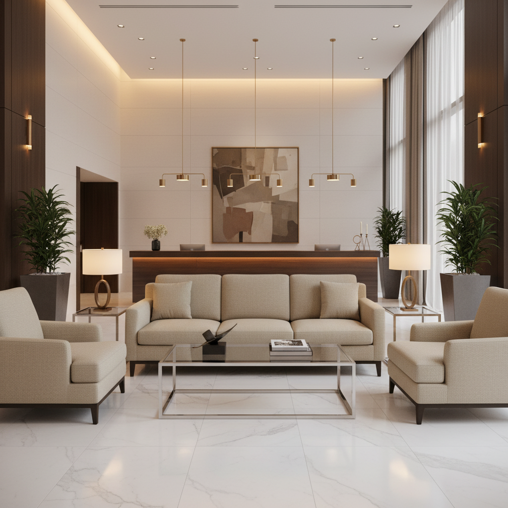 Aarden - Oatmeal Silicone Hybrid Upholstered Sofa | Architectural Fabrics