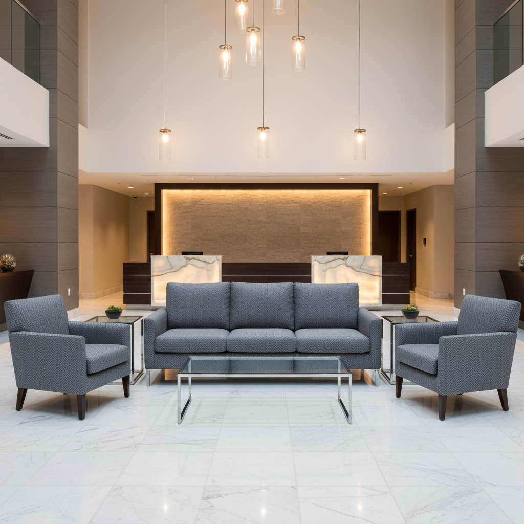 Rainbow Reef - Harbor Upholstered Sofa | Architectural Fabrics