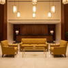 Tres Palmas - Honeycomb Upholstered Sofa | Architectural Fabrics