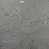 Nantucket Grasscloth Graphite & Metallic Silver Wallcovering | Phillipe Romano