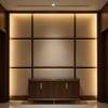 Woven Basketweave Texture Natural Linen Upholstered Wall Panel | Architectural Fabrics