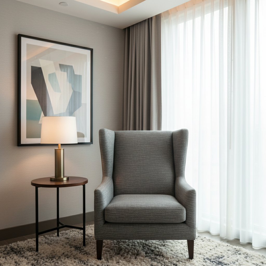 Tumble Reef - Slate Upholstered Chair | Architectural Fabrics