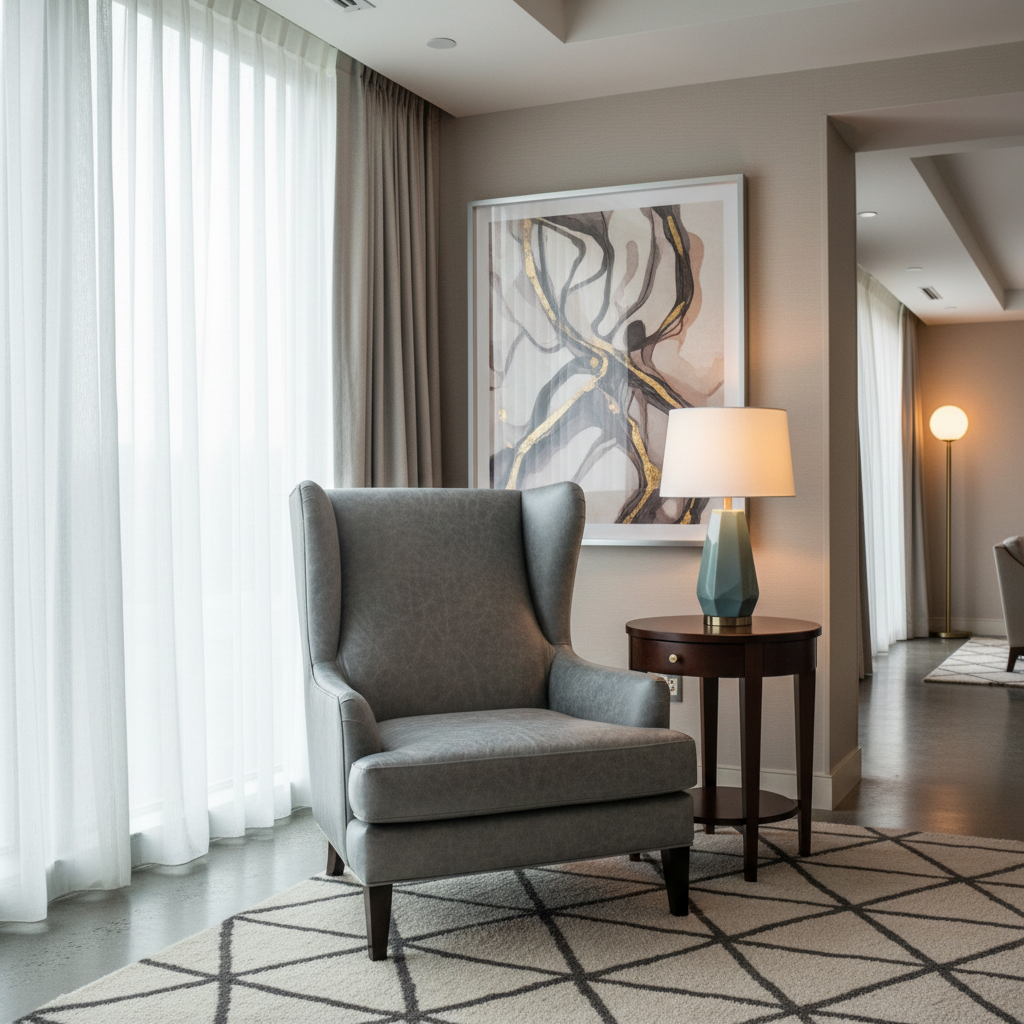 Punch Bowl - Cinder Upholstered Chair | Architectural Fabrics