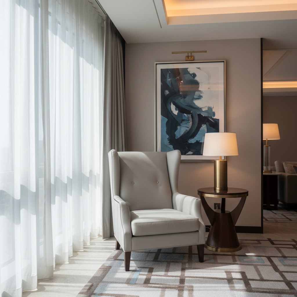 Yorktown White Upholstered Chair | Architectural Fabrics