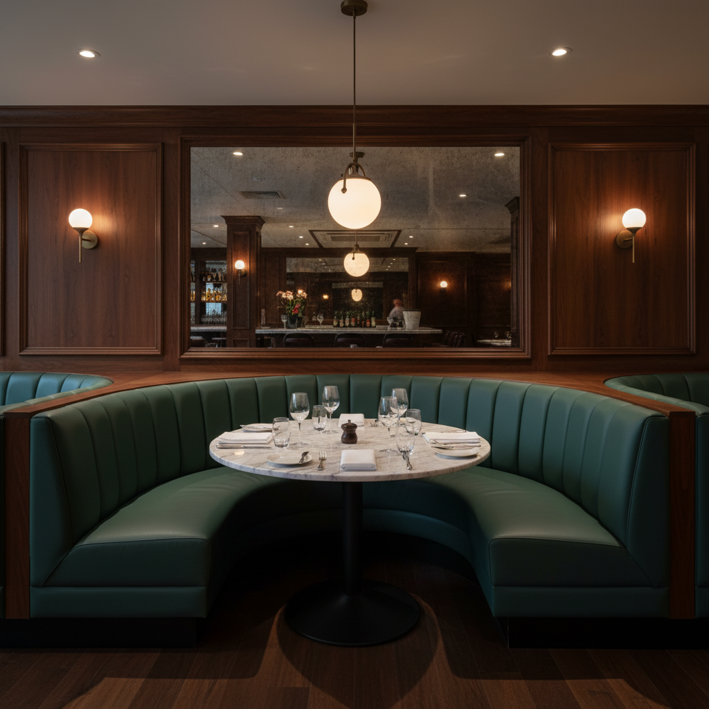 Kick Em Jenny - Resort Upholstered Banquette | Architectural Fabrics
