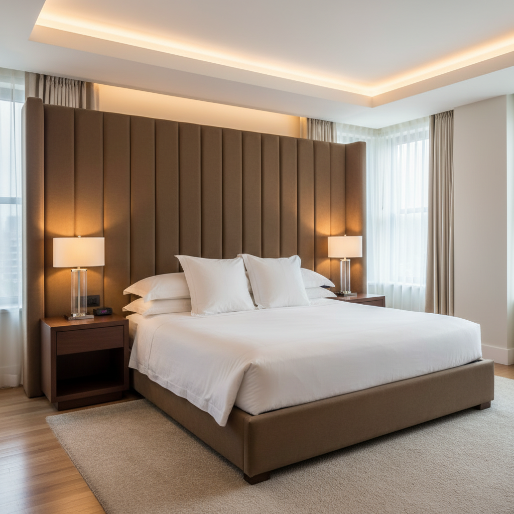 Linen Island - Gust Upholstered Headboard | Architectural Fabrics