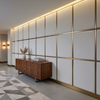 Ultrasuede  Polar White White Upholstered Wall Panel | Ultrasuede Upholstery