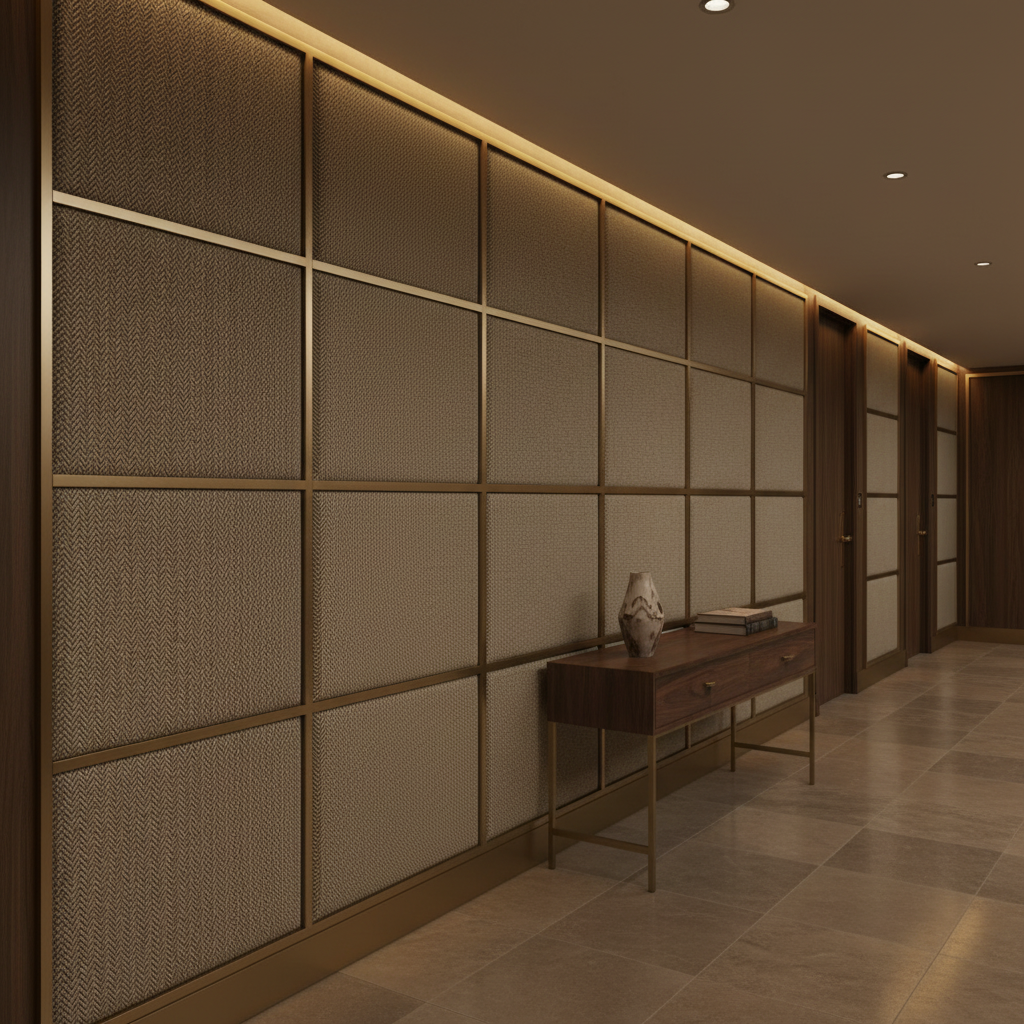 Archer - Archer Performance Vinyl Upholstered Wall Panel | Architectural Fabrics