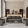 Stitchwork Bay - Gris Upholstered Sofa | Architectural Fabrics