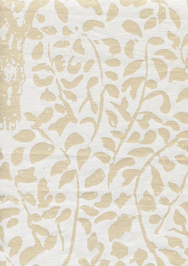 Arbre de Matisse Reverse Ecru on Natural Screen Printed Fabric | China Seas
