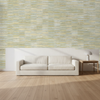 Nantucket Grasscloth Green Stone Wallcovering | Phillipe Romano room setting