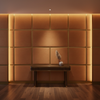 Linen Island - Persimmon Upholstered Wall Panel | Architectural Fabrics