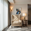 Soper Hole - Sand Upholstered Chair | Architectural Fabrics