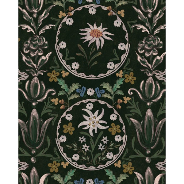 Edelweiss Cypress - Green Wallcovering | Mind the Gap