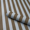 Edwin Stripe Medium BROWN & SKY | Schumacher - Image 12