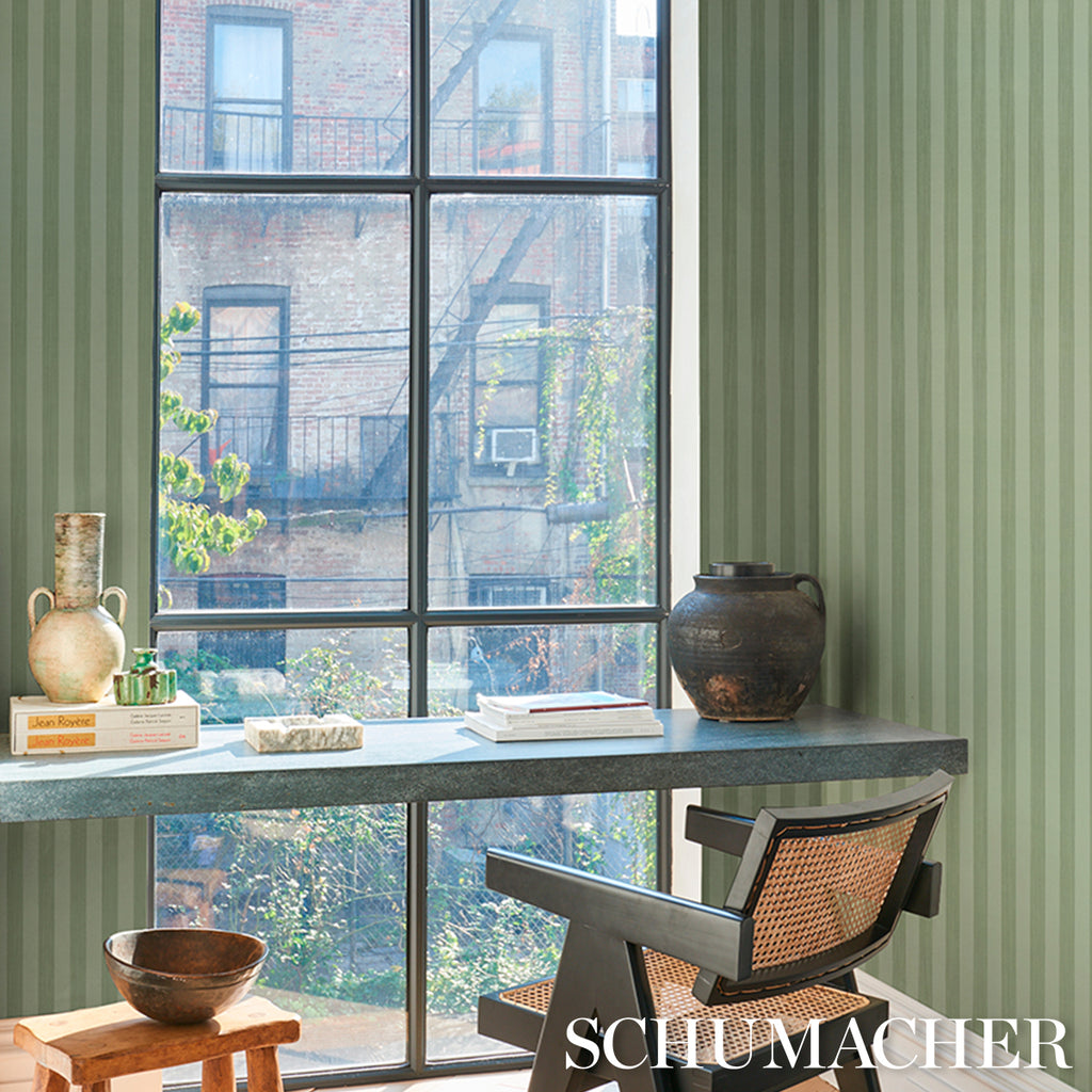 Edwin Stripe Medium SAGE | Schumacher - Image 10