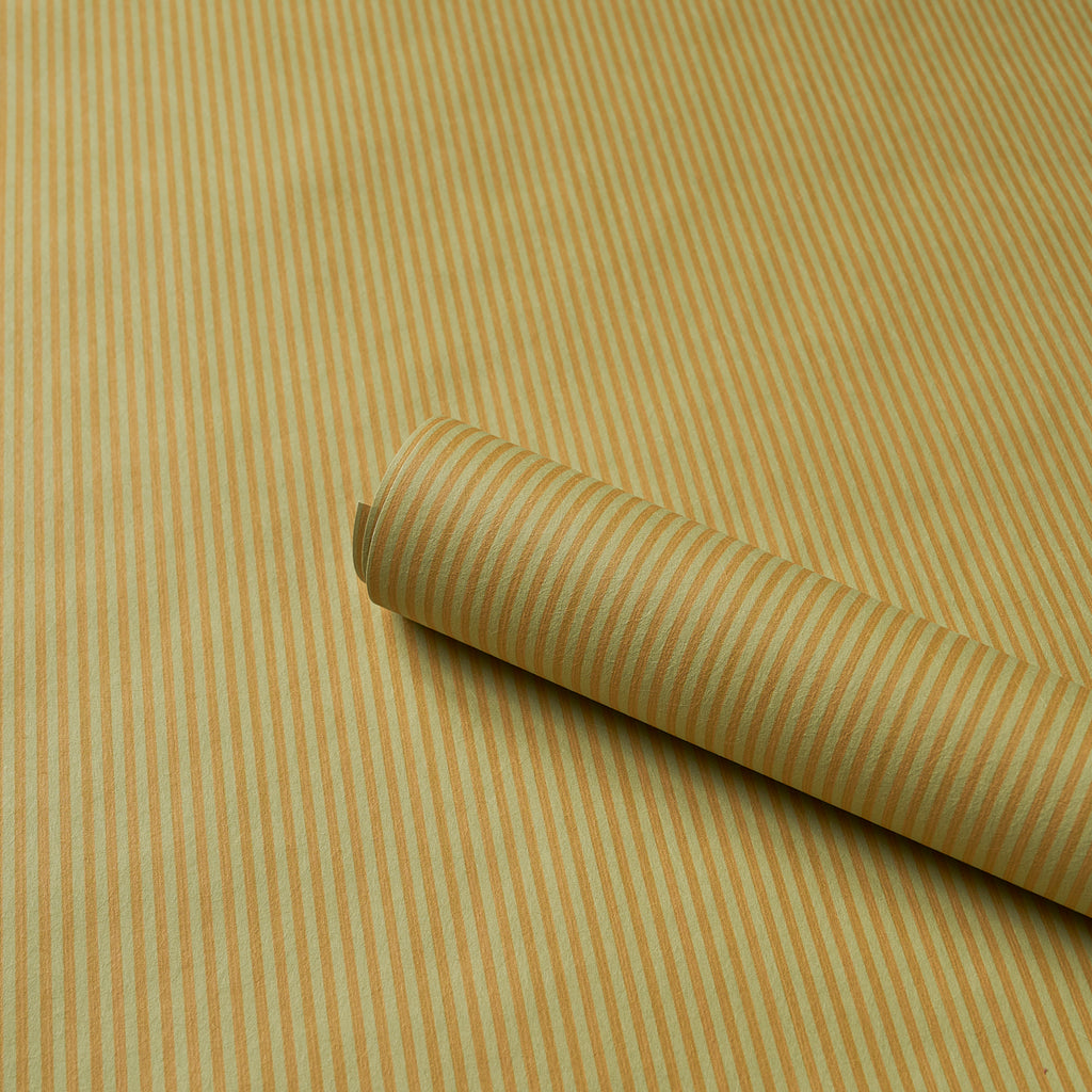 Edwin Stripe Narrow LEMON SAGE | Schumacher - Image 4