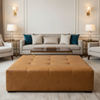 Vieques - Auburn Upholstered Ottoman | Architectural Fabrics