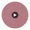 Eebe Burgundy Floral Geometric Wallcovering Circular Swatch | LA Walls