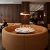 Rattan Bay - Autumn Upholstered Banquette | Architectural Fabrics