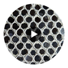 GLM-53005- Eel Skin Sequin White Yarns & Silver Sequin designer-wallcoverings-los-angeles 2