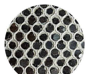 Eel Skin Sequin - Grey Yarns & Silver Sequin | Glitter Walls swatch