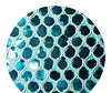 Eel Skin Sequin - Aqua Teal Blue | Glitter Walls swatch