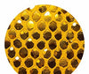 Eel Skin Sequin - Strong Yellow Gold | Glitter Walls swatch