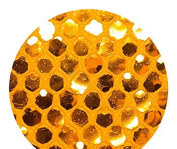 Eel Skin Sequin - Deep Aged Gold | Glitter Walls swatch