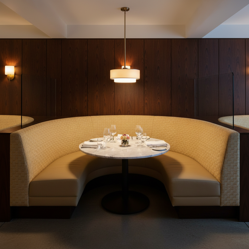 Berretta - Berretta Performance Vinyl Upholstered Banquette | Architectural Fabrics