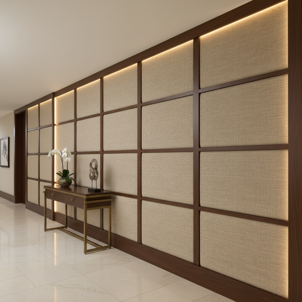 St. Eustatius - Vellum Upholstered Wall Panel | Architectural Fabrics
