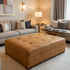Bastia - Bastia Performance Polyurethane Upholstered Ottoman | Architectural Fabrics