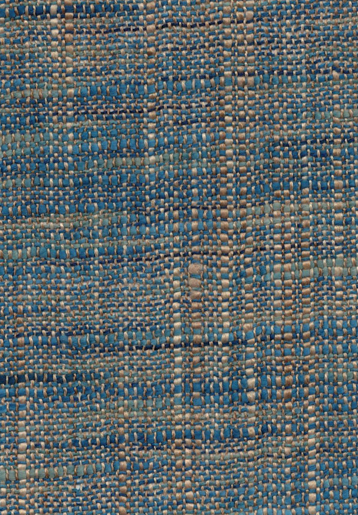 Laguna Beach-Key Largo Blue on Maize Jacquard Wallcovering | Phillipe Romano — JACQ-500080