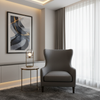 Maya Riviera - Pewter Upholstered Chair | Architectural Fabrics