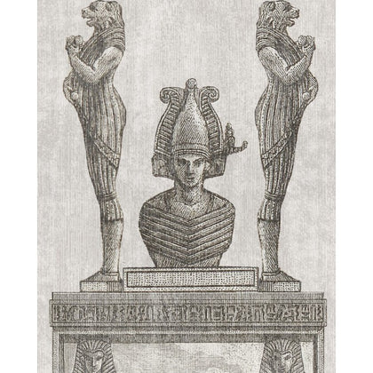 Egyptian Columns - Taupe, Grey Wallcovering | Mind the Gap