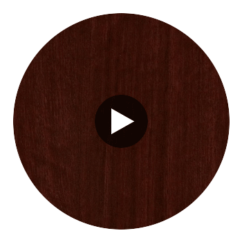 Elegante with Surface Stick - Faux Fine Wood Self Adhesive Circular Swatch | Surface Stick