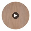 Elegante with Surface Stick - Faux Fine Wood Self Adhesive Circular Swatch | Surface Stick