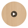 Elegante with Surface Stick - Faux Fine Wood Self Adhesive Circular Swatch | Surface Stick