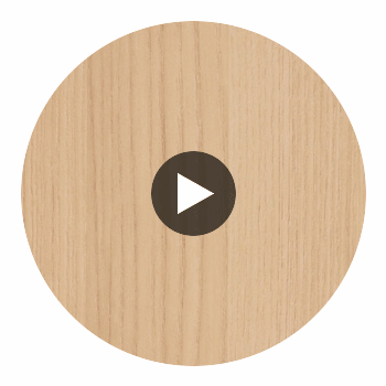 Elegante with Surface Stick - Faux Fine Wood Self Adhesive Circular Swatch | Surface Stick