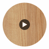 Elegante with Surface Stick - Faux Fine Wood Self Adhesive Circular Swatch | Surface Stick