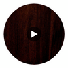 Elegante with Surface Stick - Faux Fine Wood Self Adhesive Circular Swatch | Surface Stick