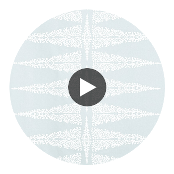 Ellery Stripe Fabrics (af24542) – White on Soft Blue | Thibaut Circular Swatch | Thibaut