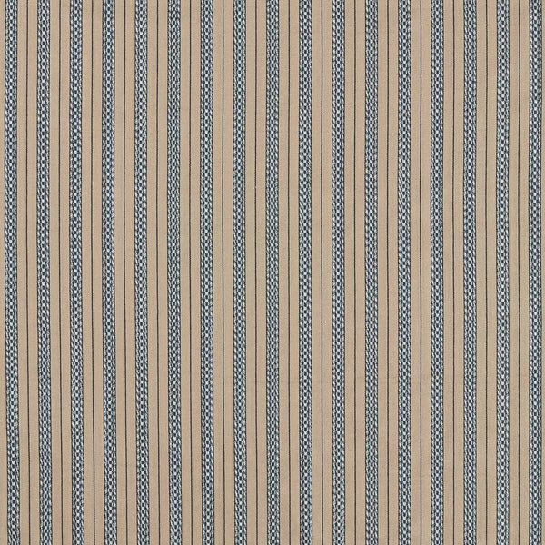 Elm Stripe Indigo/Flax | Morris & Co.