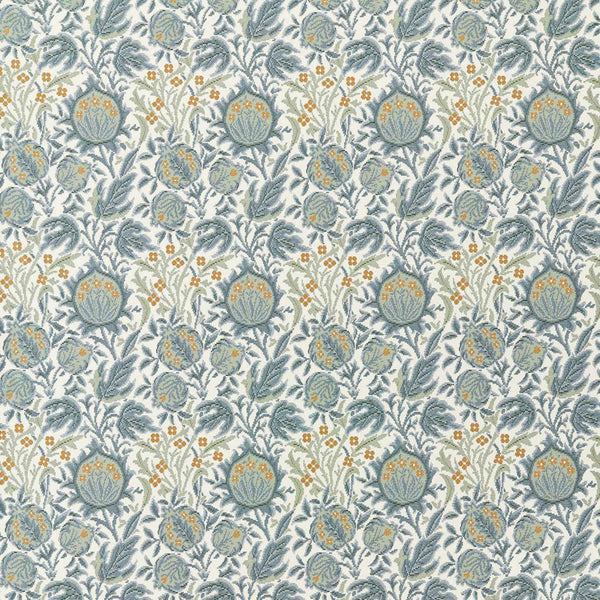 Elmcote Weave Mineral Blue | Morris & Co.