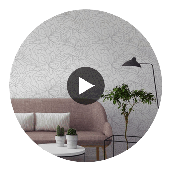 Elonza Vinyl | Hollywood Wallcoverings Circular Swatch | Hollywood Wallcoverings