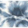 Endless Summer Blue Palm Wallcovering | Jeffrey Stevens - Image 2