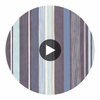 EstÃ¡tica Mint Modern Stripe Wallcovering Circular Swatch | LA Walls